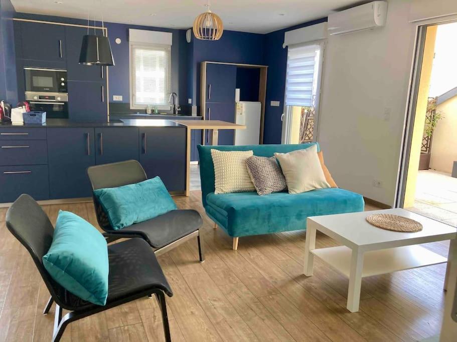Quai Sud - Gare, 100 M2, Parking, Wifi, Superette, Lave Linge Lägenhet Angers Exteriör bild